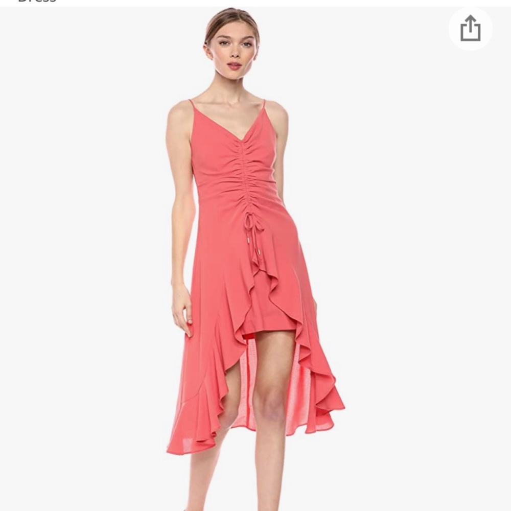 NWT Finders Keepers Daytrip Hi-Lo Ruffle Dress Small